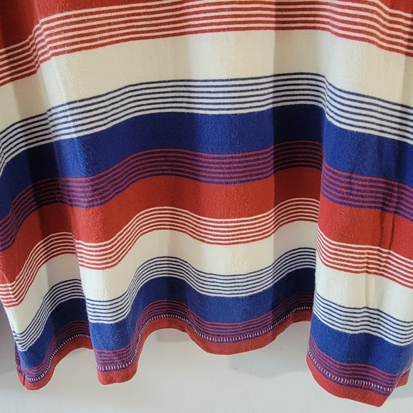 Madewell Women's Plus Size Sweatshirt 2X Multicolored Stripe Long Sleeve Cozy - Picture 4 of 12